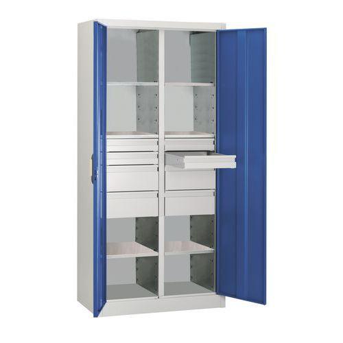 Illustration de : Armoire d'atelier CP-93 - Hauteur 195 cm