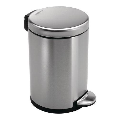 Illustration de : Poubelle ronde à pédale 3L et 4,5L - Simplehuman