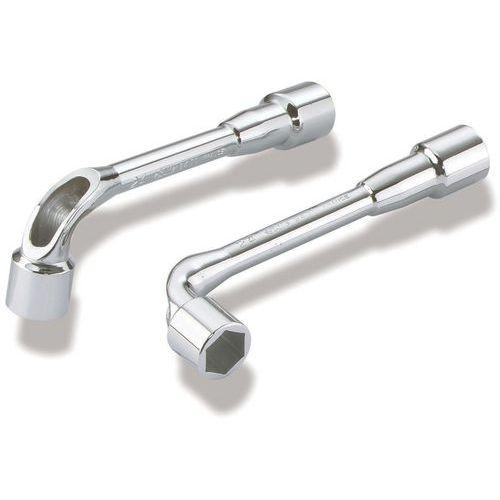 Illustration de : Jeu de 16 clés à pipe débouchées polies 6/6 pans en mm