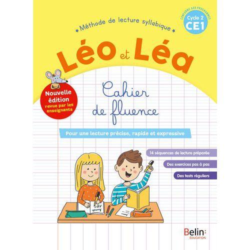 Illustration de : Léo et Léa CE1 cahier de fluence édit.2023