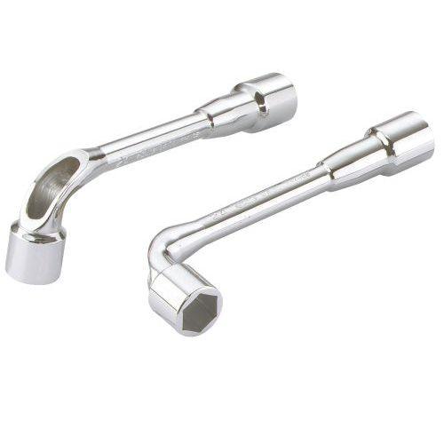 Illustration de : Panneau de 22 clés à pipe débouchées chromées 6/6 pans en mm