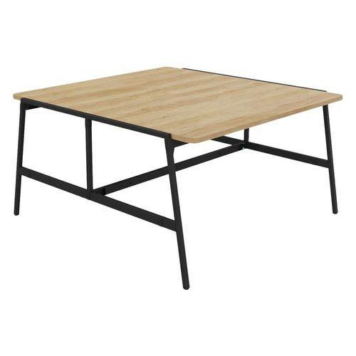 Illustration de : Table de réunion Alto profondeur 143 cm - Buronomic