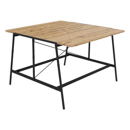 Illustration de : Table de réunion haute Alto profondeur 163 cm - Buronomic