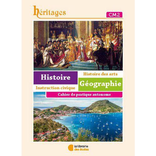 Illustration de : Histoire géographie instruction civique et moral CM2 cahier