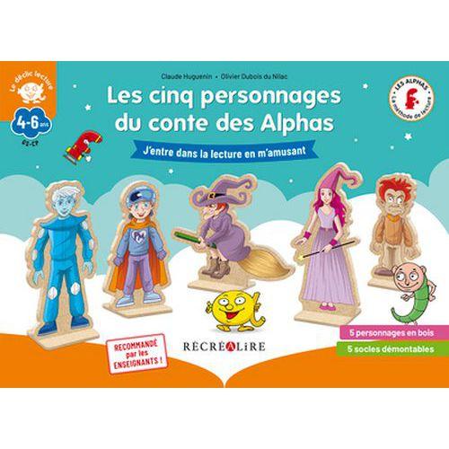 Illustration de : Les 5 personnages du conte la planète des Alphas