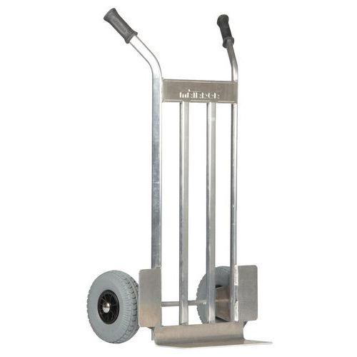 Illustration de : Diable alu - Roues increvables - Capacité 350 kg