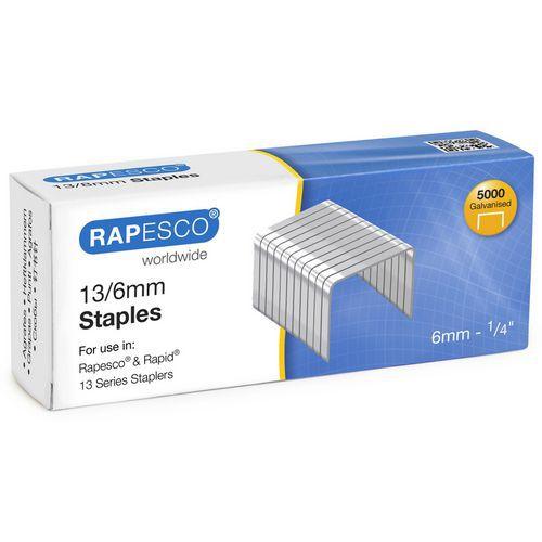 Illustration de : Boite de 5000 agrafes 13/6 mm