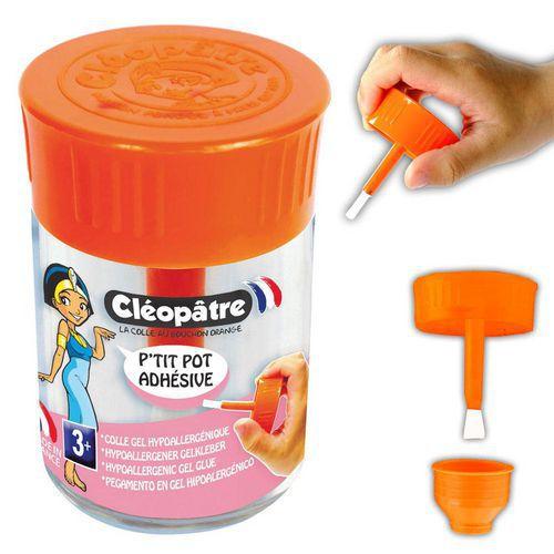 Illustration de : Petit pot de colle transparente hypoallergénique 50 g - Cleopatre
