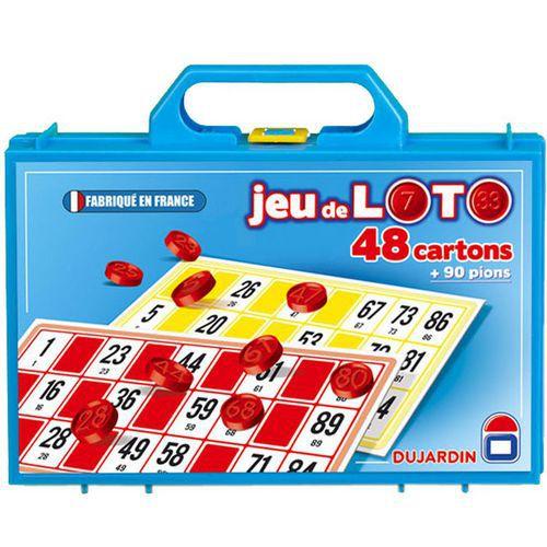 Illustration de : Mallette loto 48 cartons