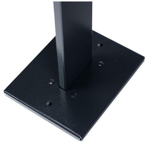 Illustration de : Poteau et base pour cendrier mural 3 L - Manutan Expert