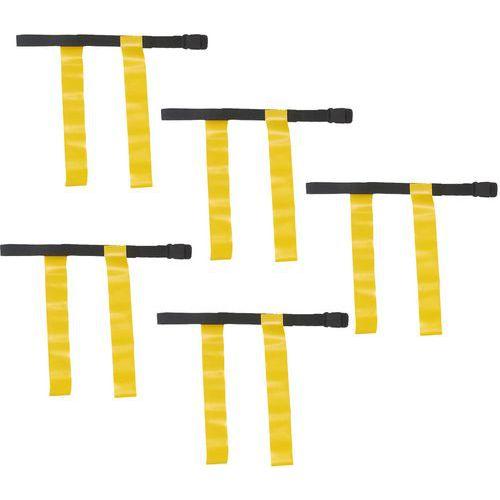 Illustration de : Ceinture drapeaux tag rugby/ flag foot