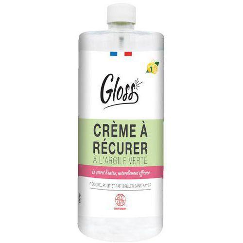 Illustration de : Crème à récurer argile verte - 750 ml - Gloss