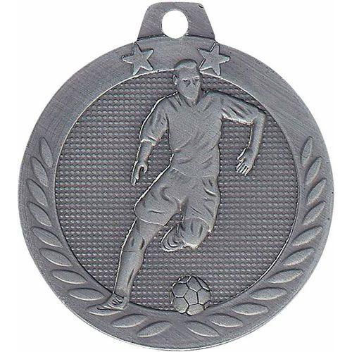 Illustration de : Médaille foot diamètre 40mm - argent