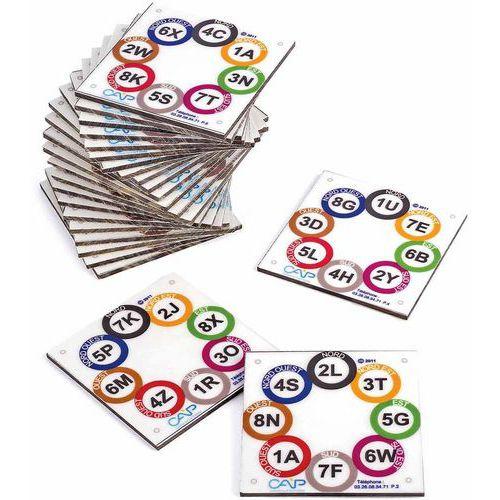 Illustration de : 25 balises fixes et codées série A, B, C ou D