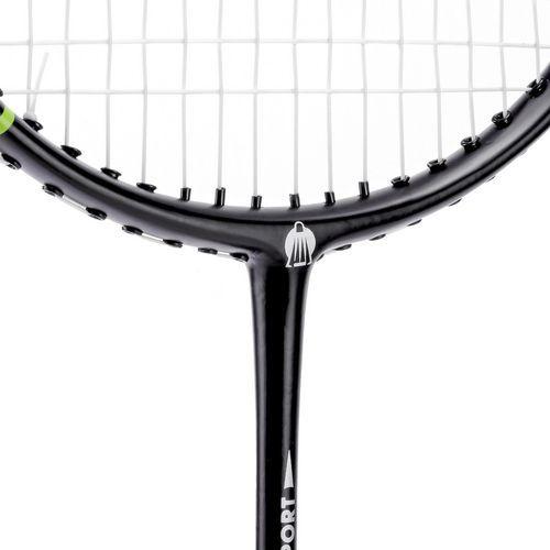 Illustration de : Raquette badminton Absolute 520 - Casal Sport - Lot de 20 + Volants