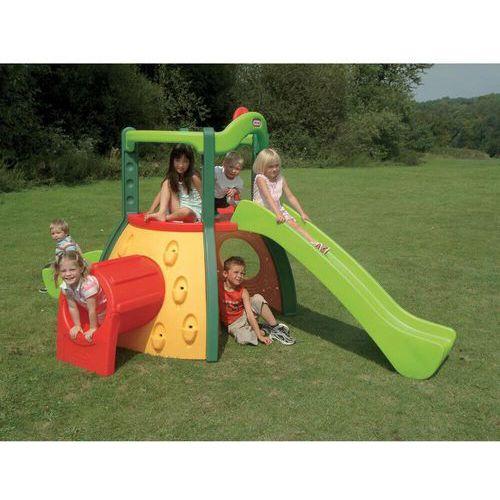 Illustration de : Centre d'activités gym à 2 toboggans