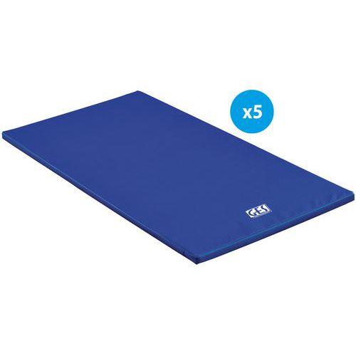 Illustration de : Tapis de gym Essentials houssés 200 x 100 x 4 cm - GES