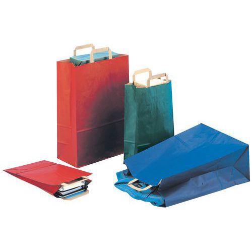 Illustration de : Sac papier kraft - Couleur