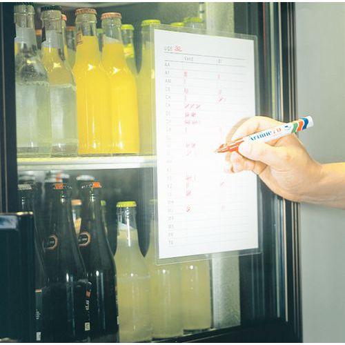 Illustration de : Pochette de plastification à froid - Autocollante