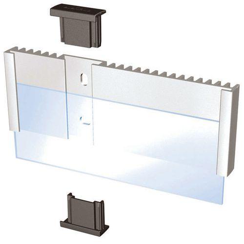 Illustration de : Plaque de porte Infosign - 14.9 x5.25 cm - Durable