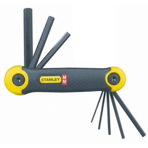 Illustration de : Jeu de 8 clés males Stanley