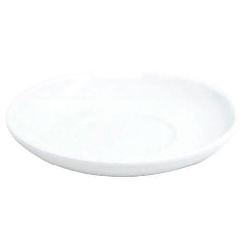 Illustration de : Lot de 6 sous tasses mélamine blanche Plastorex