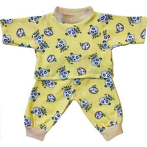 Illustration de : Tenue de nuit mixte pour bébé 40 cm - Les pluminis