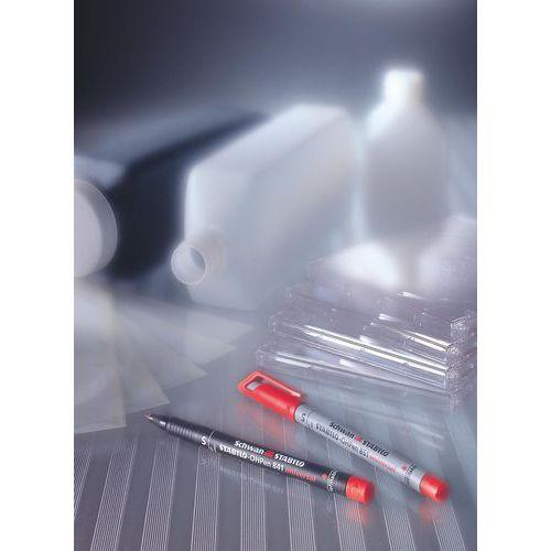 Illustration de : Poch. 8 feutres ohpen non permanent pte fine 0,7 mm - Stabilo