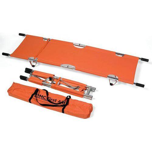 Illustration de : Brancard orange pliable avec housse de transport - FARMOR