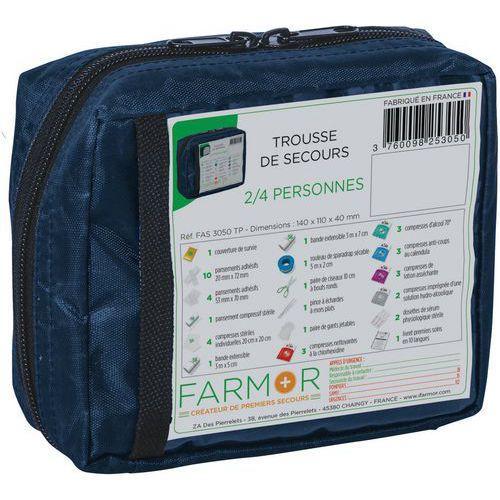 Illustration de : Trousse de secours 4 personnes - FARMOR