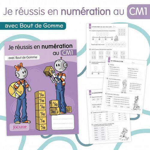 Illustration de : JE RÉUSSIS EN NUMÉRATION AVEC BOUT DE GOMME - CM1
