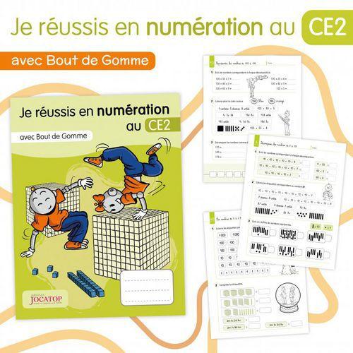 Illustration de : JE RÉUSSIS EN NUMÉRATION AVEC BOUT DE GOMME - CE2
