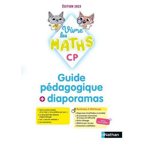Illustration de : Vivre les maths CP Guide pédagogique + diaporamas édition 2023