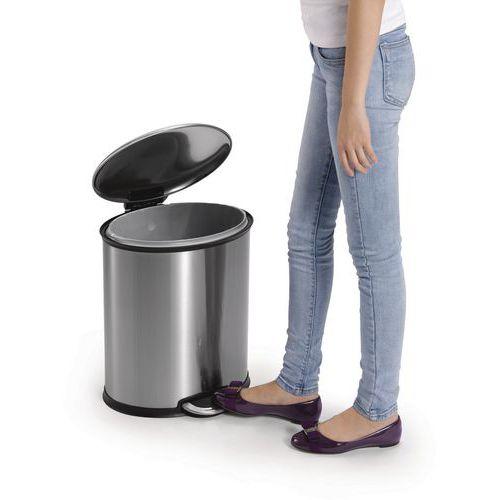 Illustration de : Poubelle Ellipse Step Bin 20L - EKO