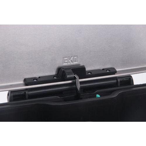 Illustration de : Poubelle à pédale E-Cube rectangulaire 30L_EKO