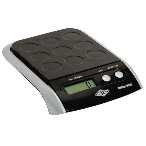 Illustration de : Pèse-lettre et paquet WEDO - Portée 5 kg - Gris anthracite et argent