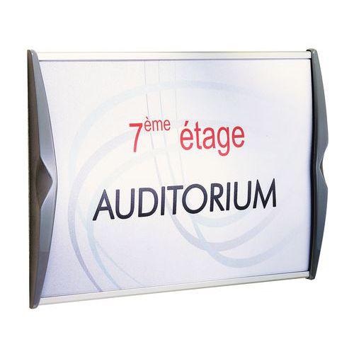 Illustration de : Plaque de porte Pyxis - 60 x 100 mm