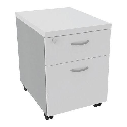 Illustration de : Caisson mobile Dalia 2 tiroirs Quadrifoglio