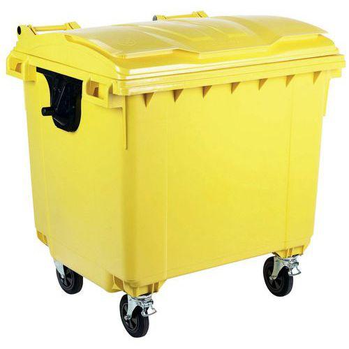 Illustration de : Conteneur à déchet - 1100 L - Manutan Expert