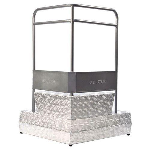 Illustration de : Marchepied à plateforme mobile - 2 marches