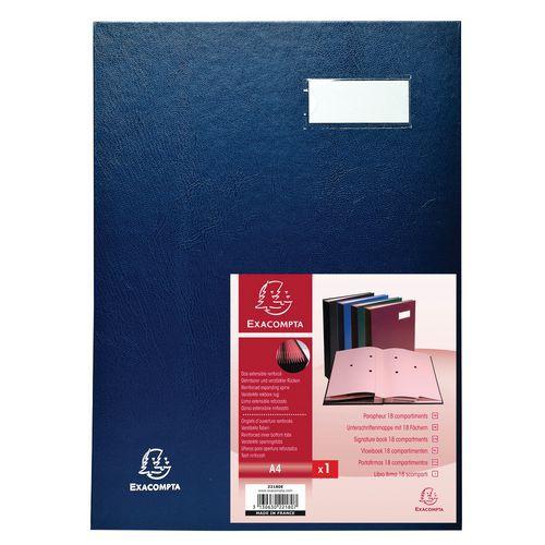 Illustration de : Parapheur direction dos a soufflets - 18 compartiments