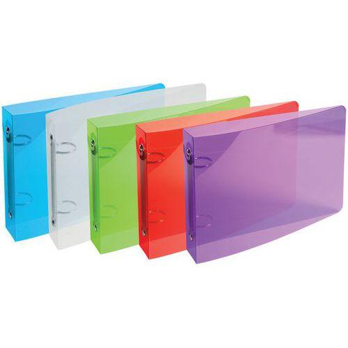 Illustration de : Classeur pour fiches bristol 125x200 2 anneaux 25mm pp