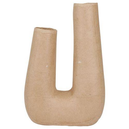 Illustration de : Vase double en papier mâché à décorer - Décopatch