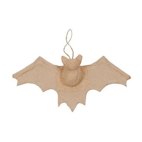 Illustration de : Chauve-souris 10 cm en papier mâché à décorer - Décopatch
