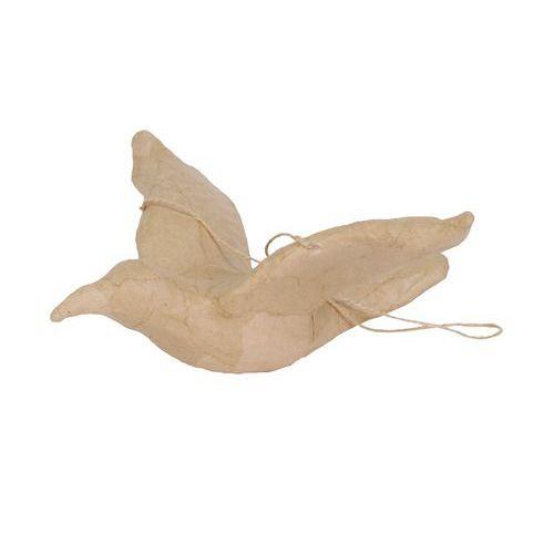 Illustration de : Colibri à suspendre 9,5 cm en papier mâché à décorer - Décopatch
