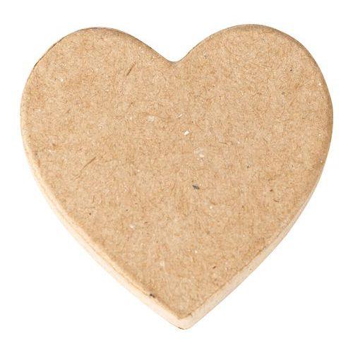 Illustration de : Pack 12 coeurs aimantés en papier mâché à décorer - Décopatch