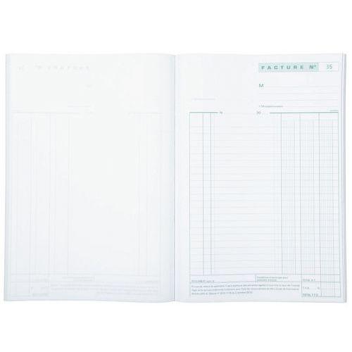 Illustration de : Manifold factures avec tva 29,7x21cm 50 feuillets dupli