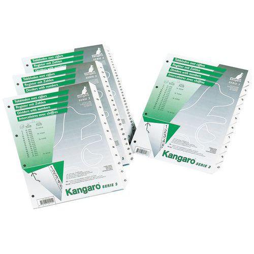 Illustration de : Intercalaire avec index numérique