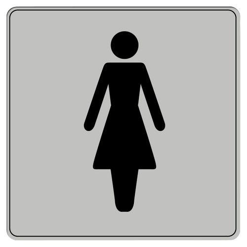 Illustration de : Pictogramme en polystyrène ISO 7001 - Toilette femmes