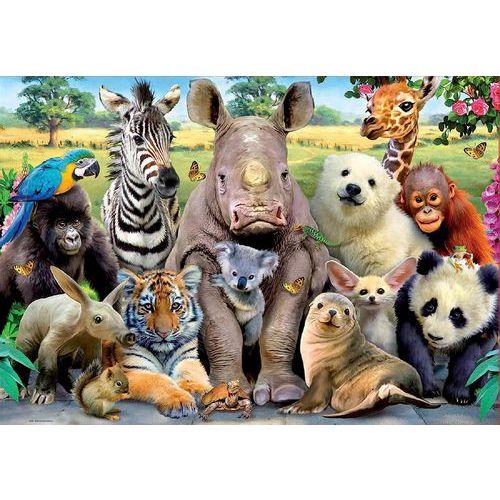 Illustration de : Puzzle photo de classe animaux 300 pièces - Educa